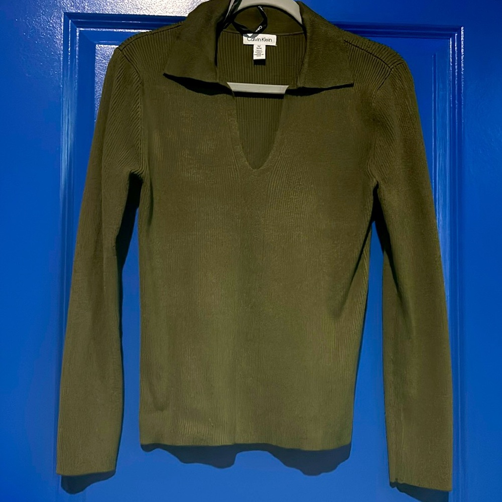 Green sweater